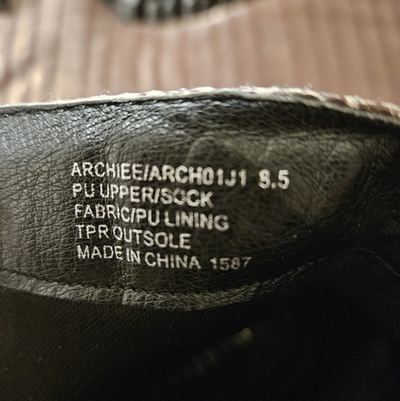 Madden Girl Archie Platform Combat Boots, Snakeprint - Picture 3 of 10